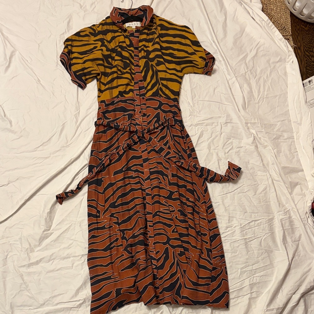 Stylish Zebra Print Dress